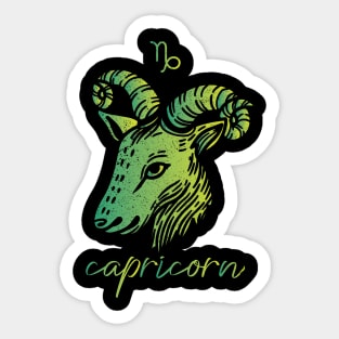 Capricorn Zodiac Sticker